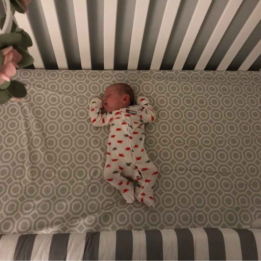 Jonathan Adler Patterned Crib Sheet